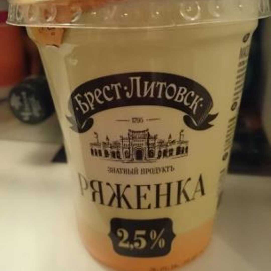 Брест Литовск Ряженка 2,5%