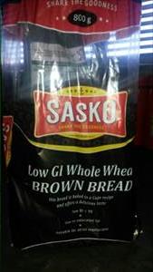 Sasko Low GI Whole Wheat Brown Bread