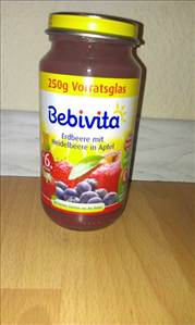 Bebivita Erdbeere mit Heidelbeere in Apfel (250g)