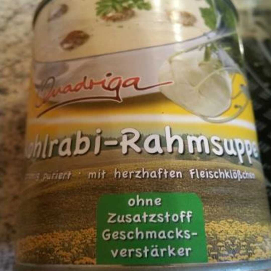Quadriga Kohlrabi-Rahmsuppe