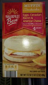 Breakfast Best Muffin Sandwich