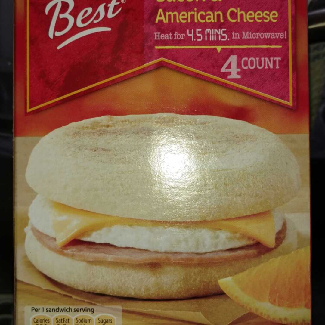Breakfast Best Muffin Sandwich