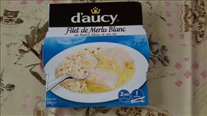 d'Aucy Filet de Merlu Blanc au Beurre Blanc et Son Riz
