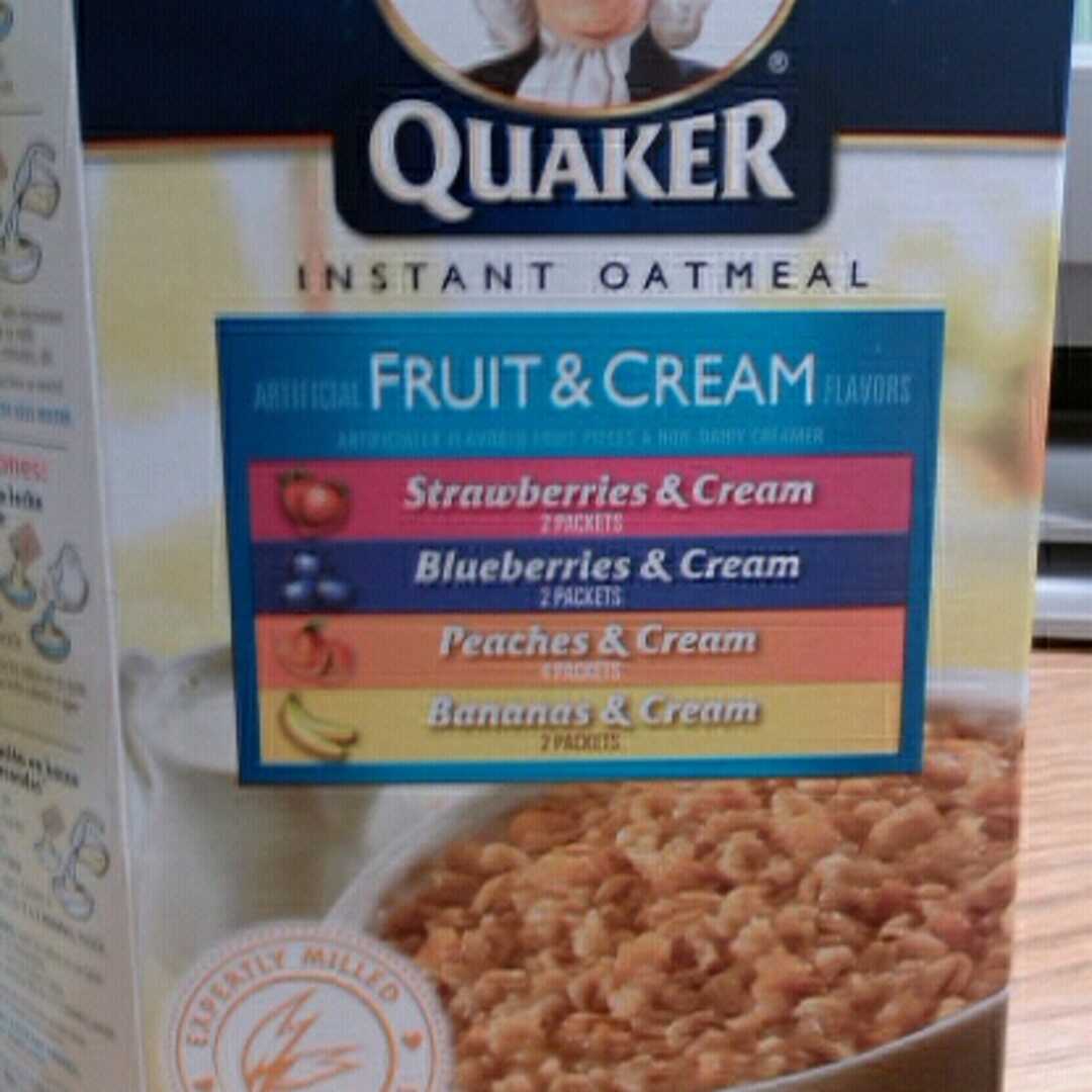 Quaker Instant Oatmeal - Fruit & Cream Variety Pack