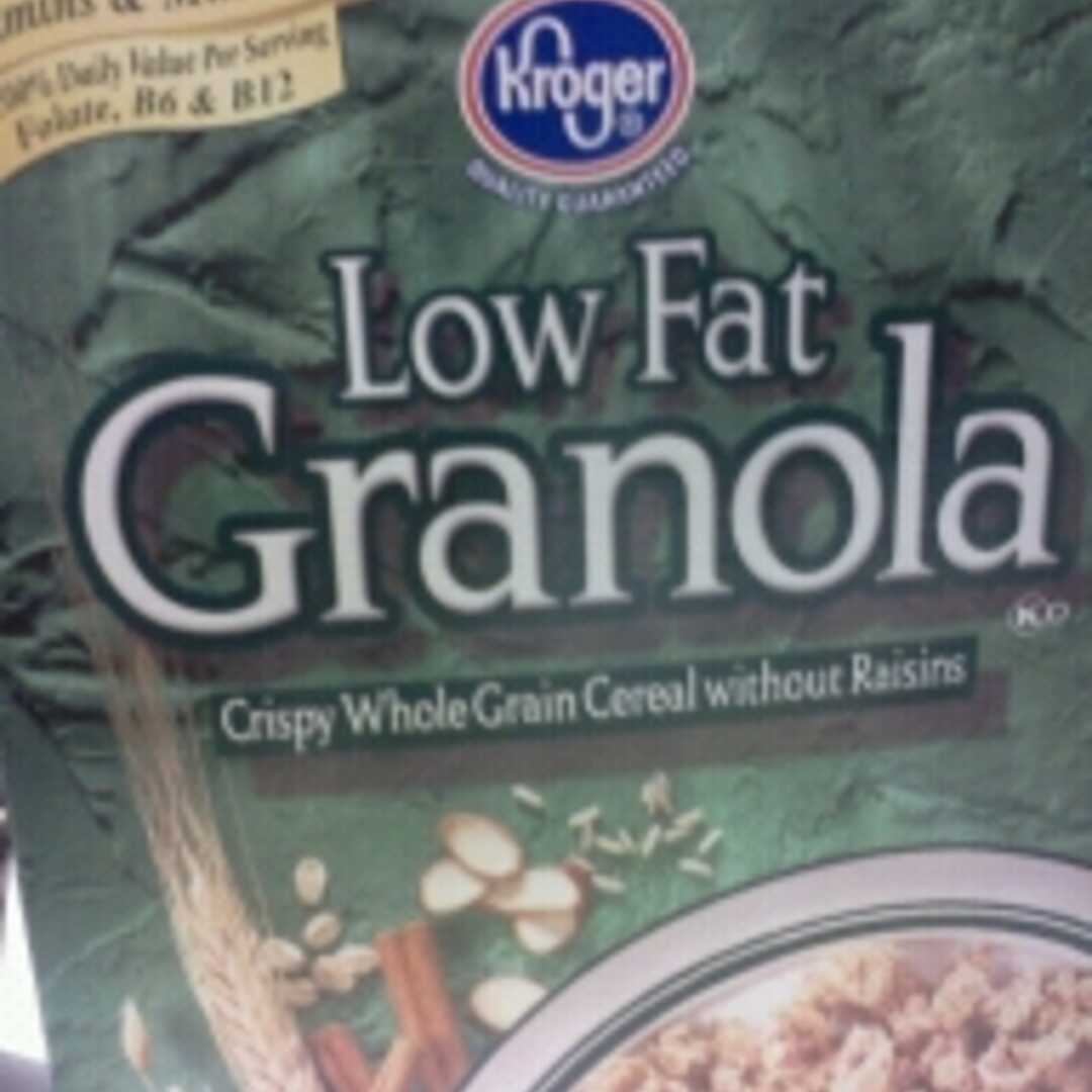 Kroger Low Fat Granola with Raisins
