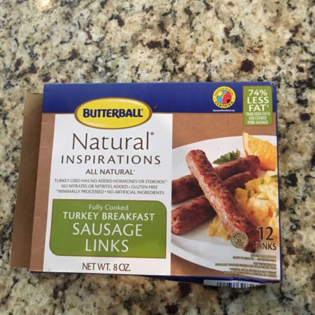 Butterball Natural Inspirations Turkey Breakfast Sausage Links