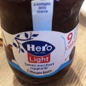 Hero Marmellata Light Ciliegie Nere