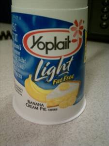 Yoplait Light Fat Free Yogurt - Banana Creme Pie