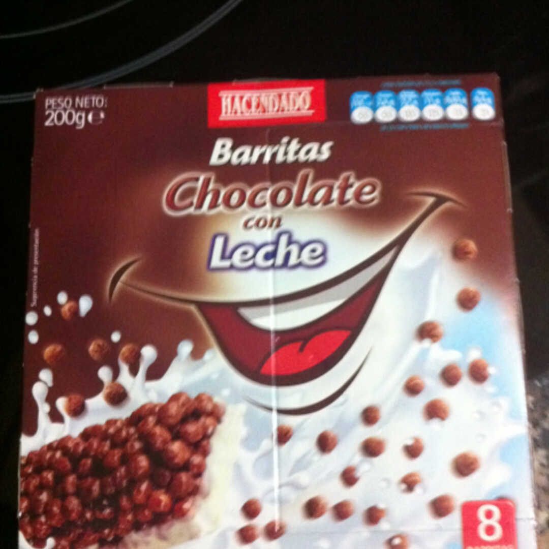 Hacendado Barritas de Cereales con Chocolate con Leche (25g)