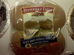Pepperidge Farm Classic Soft 100% Whole Wheat Hamburger Buns