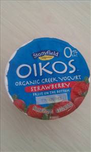 Stonyfield Farm Oikos Organic 0% Fat Greek Yogurt with Strawberry