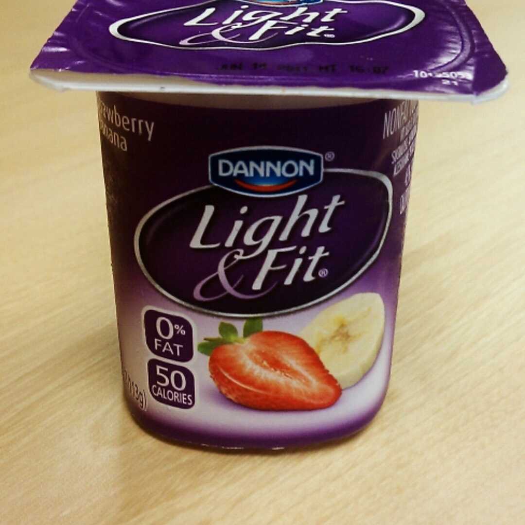 Dannon Light & Fit Yogurt - Strawberry Banana (150g)