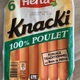 Herta Knacki 100% Poulet
