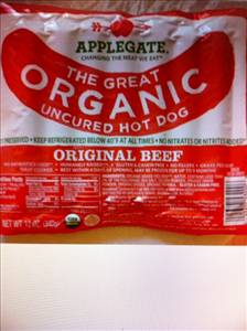 Applegate Farms Organic Beef Hot Dogs