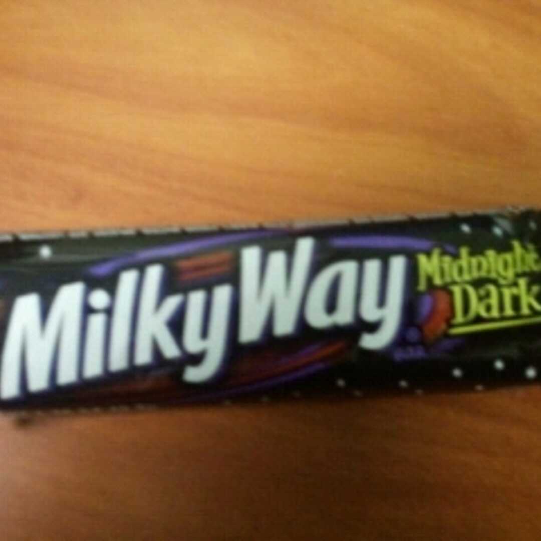 Mars Milky Way Midnight Dark Bar