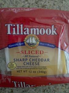Tillamook Sharp Cheddar Cheese Sliced
