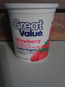 Great Value Lowfat Yogurt - Strawberry