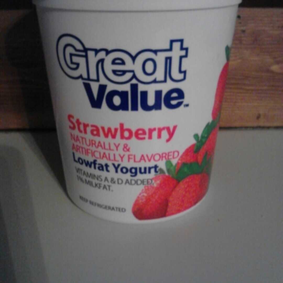 Great Value Lowfat Yogurt - Strawberry