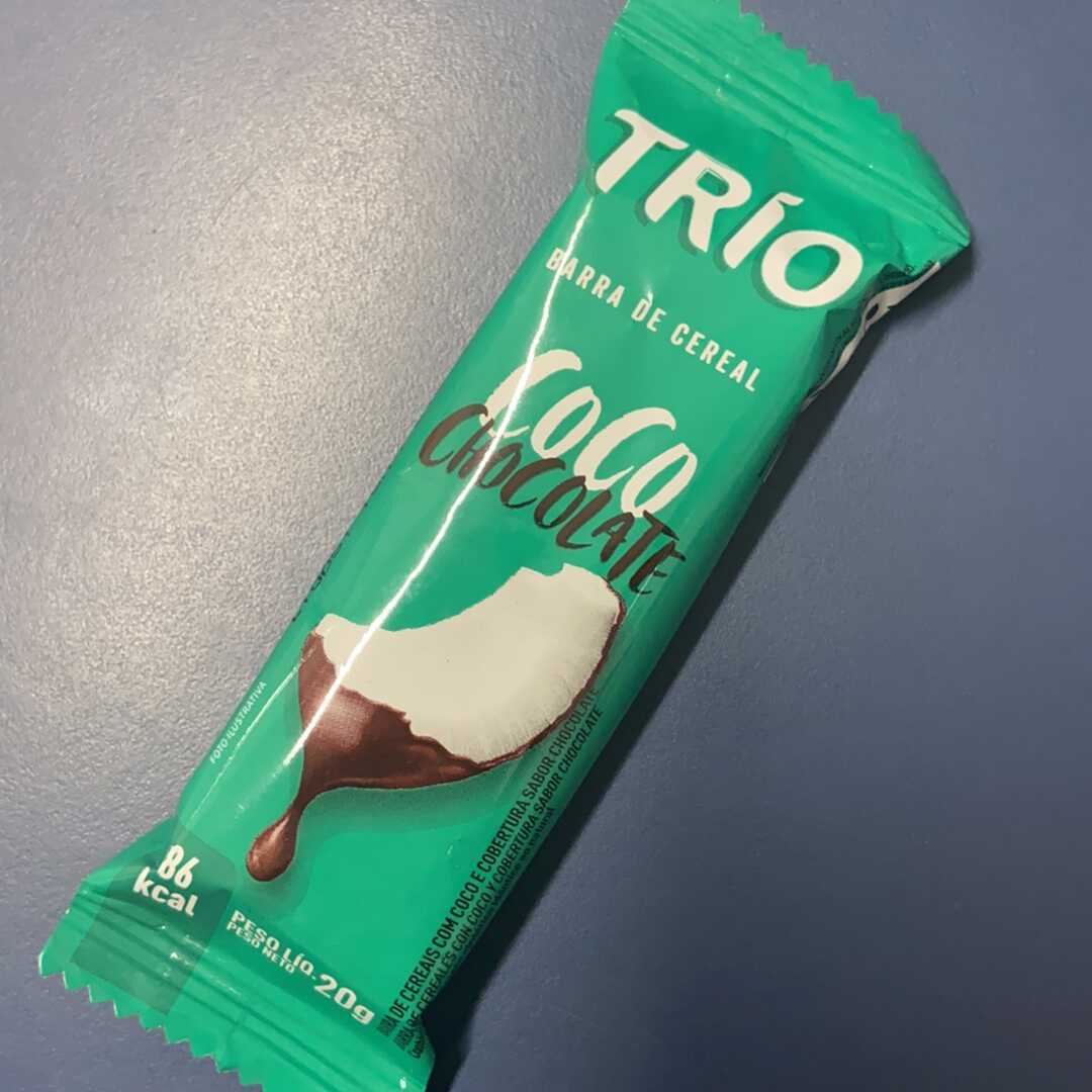 Trio Barra de Cereal Coco com Chocolate