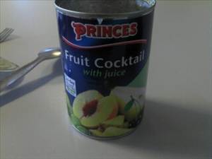 Fruit Cocktail Unsweetened in Water Pack (Cooked or Canned)