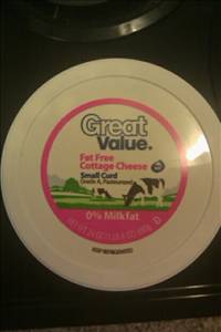 Great Value Fat Free Cottage Cheese