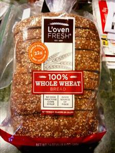 L'oven Fresh 100% Whole Grain Whole Wheat Bread