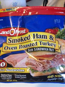 Land O' Frost Smoked Ham & Oven Roasted Turkey Sub Sandwich Kit