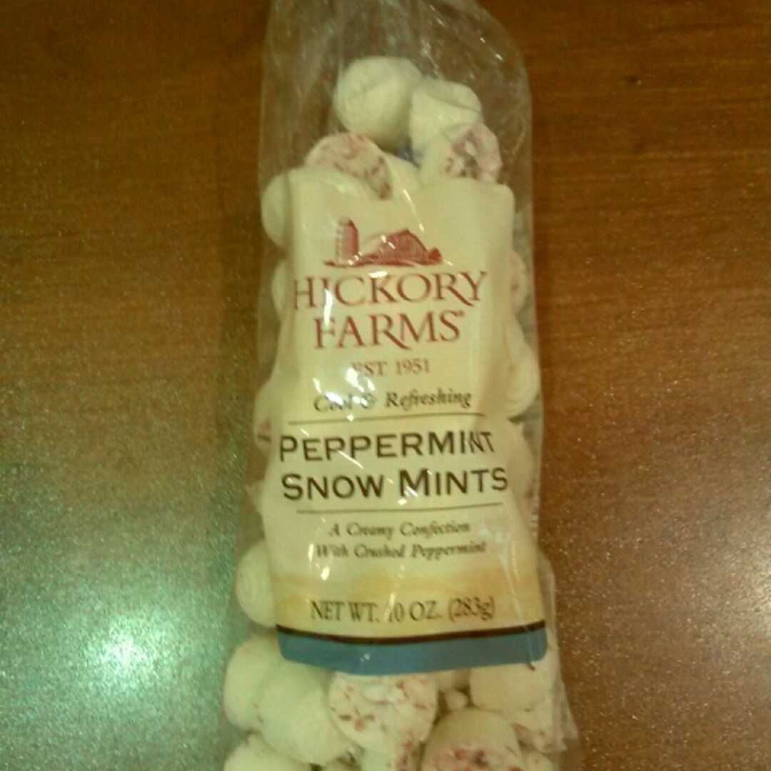 Hickory Farms Peppermint Snow Mints