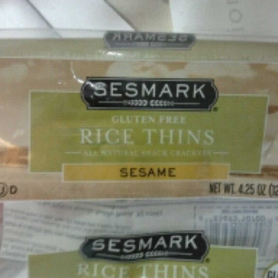 Sesmark Sesame Rice Thins