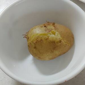 감자 (알, 소금없이, 삶음)