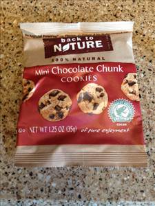 Back to Nature Mini Chocolate Chunk Cookies