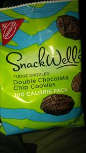 SnackWells Fudge Drizzled Double Chocolate Chip Cookies
