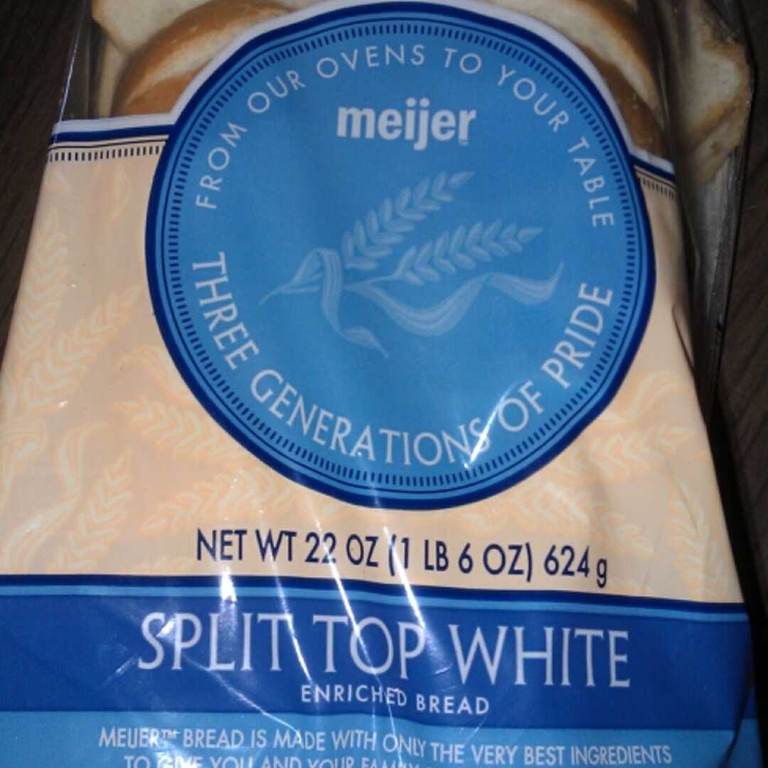 Meijer Split Top White Bread