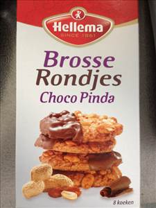 Hellema Brosse Rondjes Choco Pinda