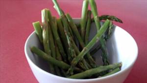 Cooked Asparagus (Fat Not Added in Cooking)