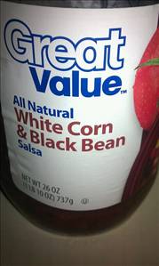 Great Value White Corn & Black Bean Salsa