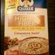 Quaker Instant Oatmeal - High Fiber Cinnamon Swirl