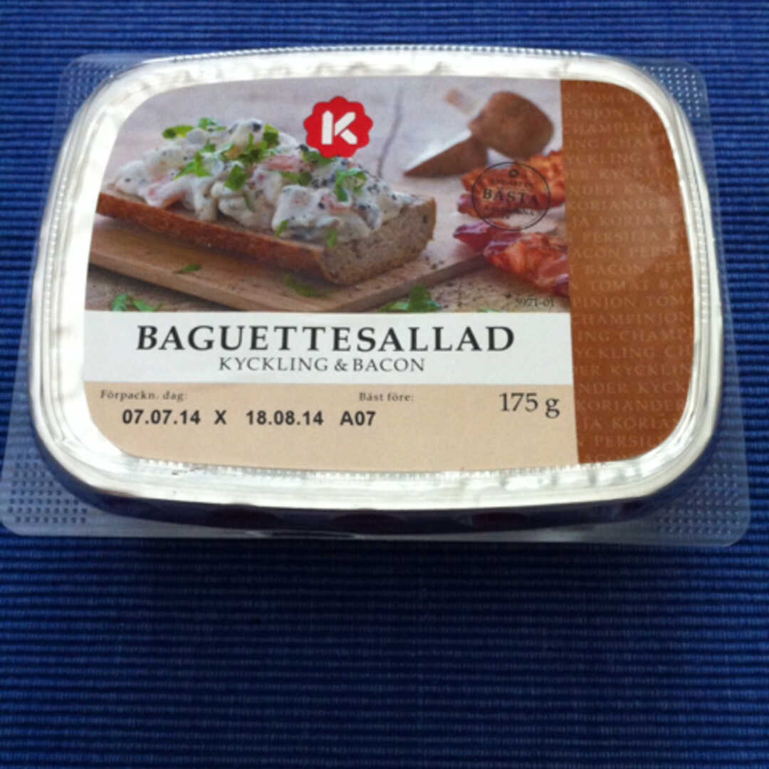 K-Salat Baguettesallad Kyckling & Bacon
