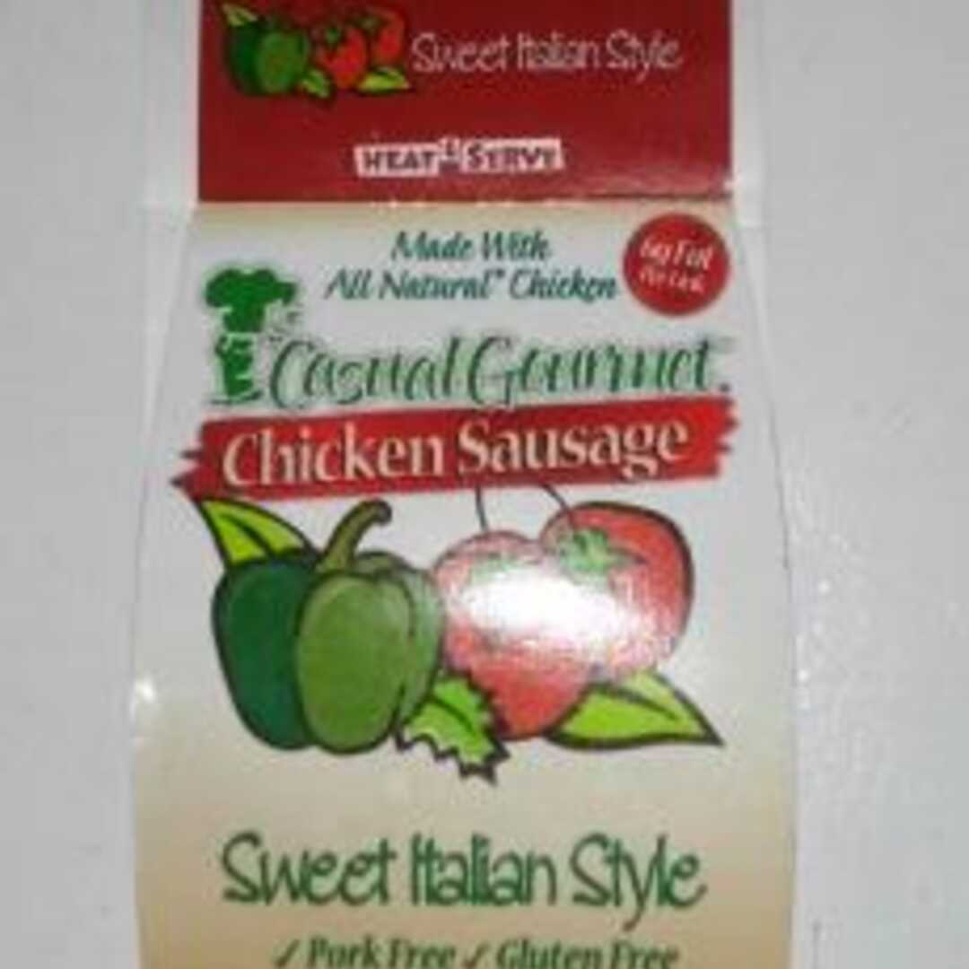 Casual Gourmet Chicken Sausage Sweet Italian Style