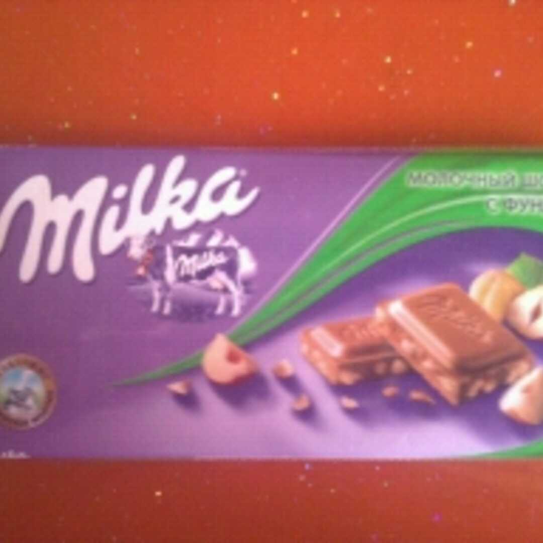 Milka Молочный Шоколад с Фундуком