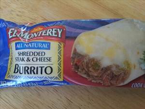 El Monterey Shredded Steak & Cheese Burrito