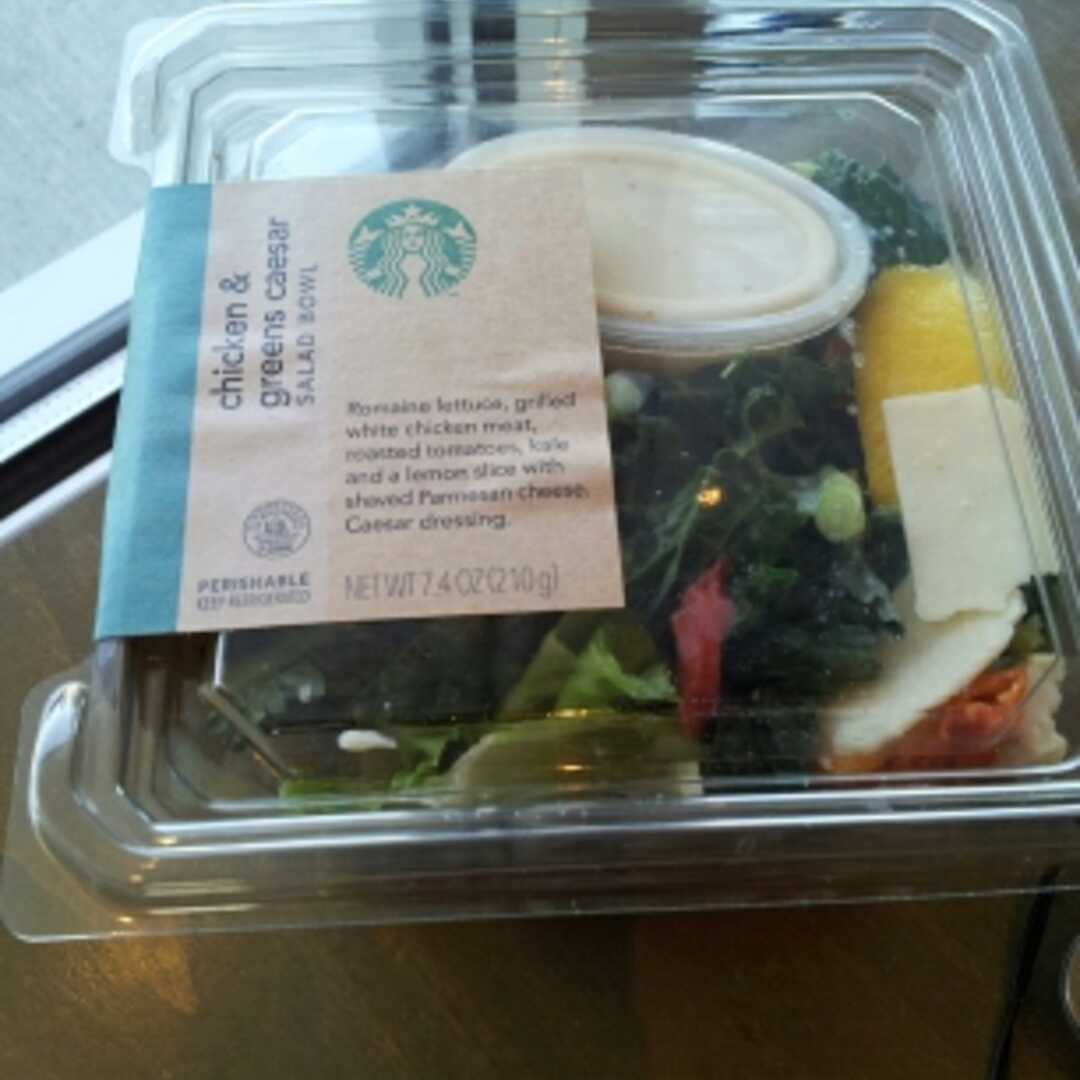 Starbucks Chicken & Greens Caesar Salad Bowl (No Dressing)