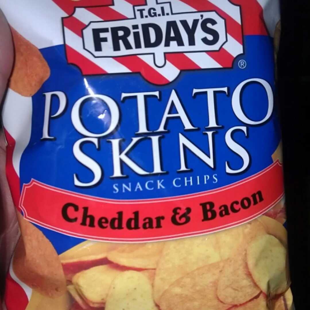 TGI Friday's Bacon & Cheddar Potato Skins Snack Chips