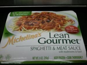 Michelina's Lean Gourmet Spaghetti & Meat Sauce