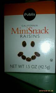 Publix California Raisins