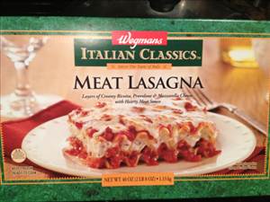 Wegmans Italian Classics Meat Lasagna