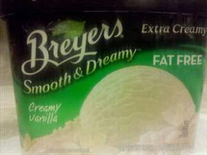 Breyers Smooth & Dreamy Fat Free Creamy Vanilla Ice Cream