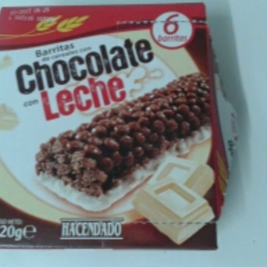 Hacendado Barritas de Cereales con Chocolate con Leche (20g)