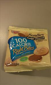 Keebler 100 Calorie Right Bites Sandies Fudge Dipped Shortbread Cookies