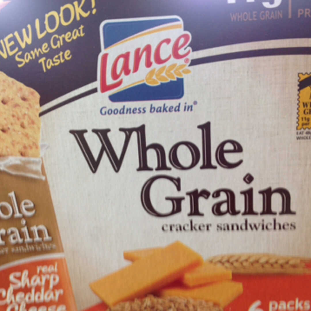 Lance Whole Grain Crackers with Real Sharp Cheddar Cheese